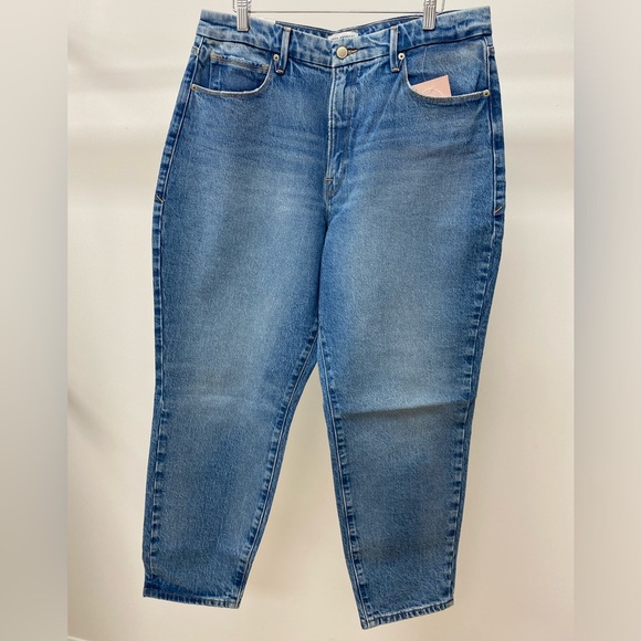 BNWT Mom Jeans, Good American Premium Denim - Picture 2 of 5